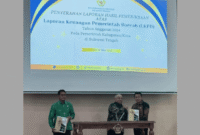 Kepala Perwakilan BPK RI Provinsi Sulawesi Tengah, I Putu Wisudantara, SE, MM, menyerahkan Laporan Hasil Pemeriksaan atas Laporan Keuangan Pemerintah Daerah(LKPD) kepada Bupati Ilham Lawidu, SH, Selasa 27 Mei 2025