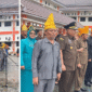 Plt. Kepala Dinas Pendidikan Pemuda dan Olahraga Tojo Una-Una, Burhanudin Lahay, S.Ag, M.Si saat memimpin upacara Hardiknas di Halaman Kantor Bupati Touna, Jumat 2 Mei 2025.