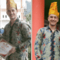 Dandim 1307/Poso Letkol Arm. Edy Yulian Budiargo, S.Sos,M.Han  menyerahkan piagam penghargaan kepada salah satu pengusaha Pariwisata Tojo Una-una, Thomas Despin, Minggu (01/06/2025) dan bersama Kaban Kesbangpol Tojo Una-Una, Herlina Leonita Sandewa, SH.MH