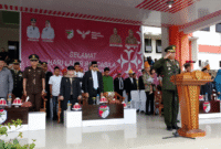 Dandim 1307/Poso Letkol Arm. Edi Yulian Budiargo, S.Sos., M.Han jadi Inspektur Upacara, Hari Kesaktian Pancasila, 1 Juni 2025