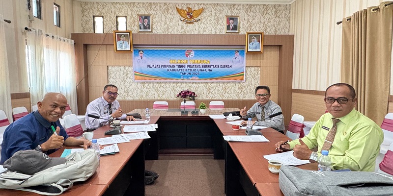 
Pemerintah Kabupaten Tojo Una-Una menggelar seleksi terbuka calon Sekretaris Daerah (Sekda) definitif tahun 2025.

