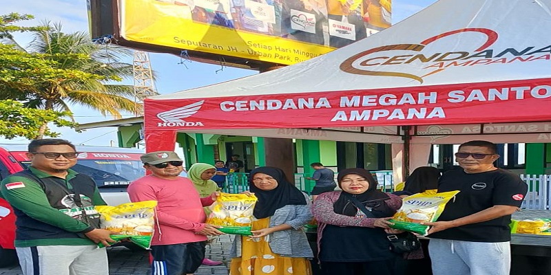 Bupati Tojo Una-Una, Ilham Lawidu, memimpin Car Free Day (CFD) “Maimo Molinja” dan penyaluran beras Stabilisasi Pasokan dan Harga Pangan (SPHP).