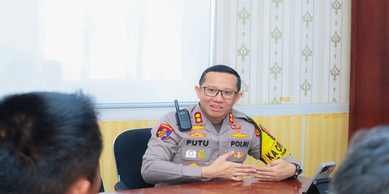 Kapolres Banggai, AKBP Putu Hendra Binangkari, SIK 