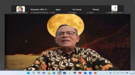 Ketua Dewan Pers, Prof Kamaruddin Hidayat saat memberikan sambutan dan menutup Munas II PJS dan Seminar Nasional di Kota Palu, Selasa (15/07/2025).