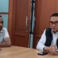 Camat Ampana Tete Asrin Soga saat bersama Dr. Mulyadin Malik, Kepala Badan Pengembangan dan Informasi Desa Kementerian Desa RI, di Jakarta pada Selasa (24/6)