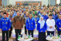 Wakil Bupati Tojo Una-Una, Surya,S.Sos.,M.Si menghadiri Forum Koordinasi Pembangunan Wilayah Berbasis Penataan Ruang Pulau Sulawesi yang berlangsung di Gedung DPRD Provinsi Sulawesi Tengah, Kamis, 10 Juli 2025.