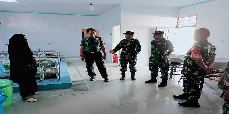 Dapur Makanan Bergizi Gratis (MBG) Yayasan Hidayatul Khairaat di Kelurahan Uentanaga Atas, Kecamatan Ratolindo, Kabupaten Tojo Una-Una.