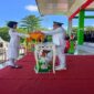 Bupati Ilham Lawidu, S.H., bertindak sebagai inspektur upacara HUT  RI ke-80 di Kabupaten Tojo Una-Una. (ist) 