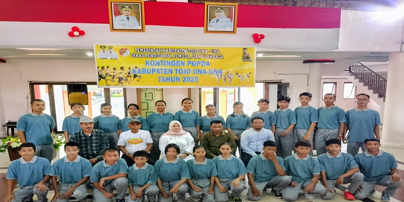 Pelepasan kontingen yang terdiri dari siswa SMP dan SMA sederajat ini digelar di kantor Bupati, Jumat (22/8/2025).
