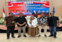 Wakil Bupati Tojo Una-Una, Hj. Surya, S.Sos., M.Si.menghadiri Rakor Pasokan Listrik di Ruang Pola Kantor Bupati Morowali Utara, Sabtu (9/8/2025).