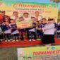  Wakil Bupati Hj. Surya, S.Sos., M.Si., mengapresiasi penyelenggaraan Turnamen Sepak Bola U-10 se-Kabupaten Tojo Una-Una Tahun 2025.