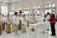 Pelantikan pemgurus ASIAFI berlangsung di Gedung Auditorium Kantor Bupati Touna,Sabtu (6/9/2025).