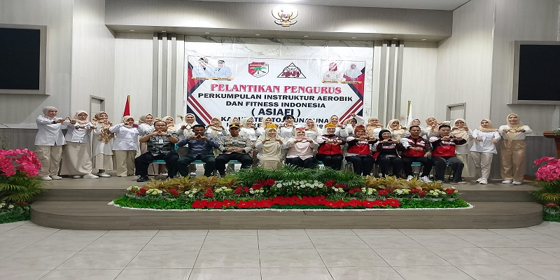 Bupati pada acara pelantikan dan pengukuhan pengurus ASIAFI periode 2025–2029 yang digelar di Gedung Auditorium Kantor Bupati, Sabtu (6/9). (ist)