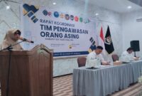 Pemkab Tojo Una-Una melalui Staf Ahli bidang Kemasyarakatan dan SDM, Marni Mangun, S.H., resmi membuka Rakor Penguatan Tim Pengawasan Orang Asing (Timpora) Tahun 2025, di Hotel Lawaka Amapan, Kecamatan Ratolindi, Selasa (9/9/2025).