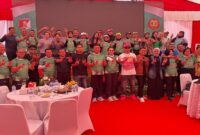 Bupati Touna, Ilham Lawidu bersama Pangdam XXIII Palaka Wira didampingi Dandim 1307/Poso Letkol Arm Edy Yulian Budiargo saat menghadiri serangkaian perayaan kegiatan HUT ke-80 TNI di Makodam XXIII/Palaka Wira, Kota Palu , Sabtu 11 Oktober 2025.