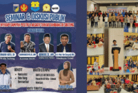 Ikatan Pemuda Banggai Kepulauan (IPBK) Palu–Sulawesi Tengah menggelar Seminar dan Diskusi Publik bertajuk “Menyikapi Dampak Positif & Negatif Tambang di Sulawesi Tengah”, bertempat di Jazz Hotel Palu, Sabtu (26/10)