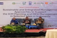 Kadis Pariwisata Tojo Una-Una, Asrin W. Soga saat menghadiri kegiatan High Level Dialog