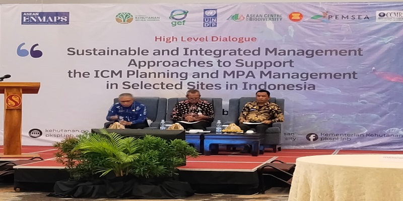 Kadis Pariwisata Tojo Una-Una, Asrin W. Soga saat menghadiri kegiatan High Level Dialog