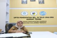 Kepala UPT Wilayah IX Touna, Srikurniaty Ladjalani. (ist)