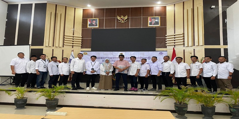 DPD PJS Gorontalo gelar UKW mandiri dengan menggandeng Lembaga Uji UPN Jogjakarta,  14-15 November 2025. (ist)