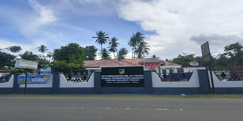 Kantor UPT Pendapatan Wilayah IX Tojo Una-Una. (ist)