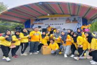 Jalan santai memperingati Hari Bakti Pekerjaan Umum ke-80, Minggu pagi (7/12/2025).
