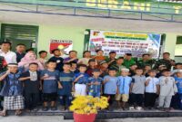 Sunatan massal modern gratis yang digelar Koramil 1307-05 Ratolindo Palakawira sebagai bagian dari perayaan HUT Tojo Una-Una ke-22 dan HUT Juang TNI AD ke-80.