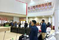Suasana paripurna pembukaan masa persidangan dua tahun 2026 pada Selasa (13/1/2026).
