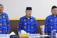 Bupati Banggai Kepulauan (Bangkep), Rusli Moidady, berpartisipasi dalam Rakor mengatasi Inflasi Daerah diselenggarakan Kemendagri RI secara daring melalui Zoom Meeting pada hari Senin (19/01/2026).