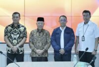 Bupati Banggai Kepulauan, Rusli Moidady, S.T., M.T., AIFO, didampingi Kepala Dinas PUPR Banggai Kepulauan, Joko Prihantoro, S.STP., M.Si menemui Direktur Jenderal (Dirjen) Prasarana Strategis, Bisma Staniarto, S.T., M.Sc., di Jakarta, Selasa (10/2/2026).
