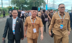 Ketua DPRD Dampingi Bupati dan Wabup Bangkep di Rakornas Sentul