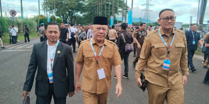 Arkam Suppu, Ketua DPRD Kabupaten Banggai Kepulauan, ikut serta dalam Rakornas yang diselenggarakan oleh Pemerintah Pusat dan Daerah di Sentul International Convention Center (SICC), Bogor, Senin (02/02/2026).