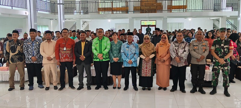 Bupati Banggai Kepulauan, Rusli Moidady, secara resmi membuka acara di Auditorium Pubaba Bappeda dan Litbang, Jumat (13/2/2026).