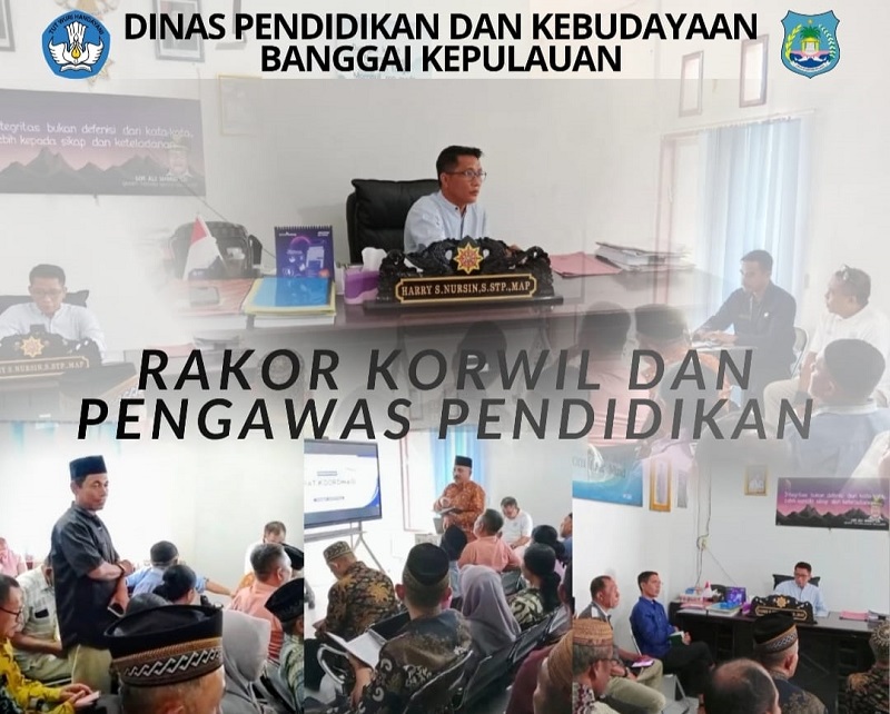 Rapat terdiri dari Koordinator Wilayah (Korwil) dan Pengawas Pendidikan se-Kabupaten. Pertemuan berlangsung di Ruang Kerja Kadis, Jumat (20/2/2026).

