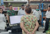 Tim Satuan Tugas (Satgas) Sapu Bersih (Saber) Pangan melakukan inspeksi mendadak (sidak) besar-besaran di Pasar Tradisional Salakan, Rabu (11/2/2026).
