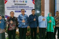 Sekretaris Daerah (Sekda), Moh. Aris Susanto, mewakili Bupati membuka Workshop Evaluasi Pengelolaan Keuangan dan Pembangunan Desa, berlangsung di Auditorium Bappeda, Kamis (12/2/2026).
