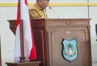   Bupati Banggai Kepulauan, Rusli Moidady, S.T., M.T., AIFO, menghadiri Rapat Paripurna DPRD, Senin (9/3/2026).