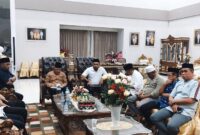 Tiga Anggota DPRD Banggai Kepulauan (Bangkep) dari Partai Gerindra menghadiri acara Halal Bihalal Idul Fitri 1447 H.