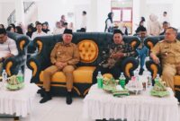 Ketua DPRD Banggai Kepulauan (Bangkep), Arkam Suppu, S.Th.I., M.H menghadiri pelantikan pengurus Ikatan Keluarga Mahasiswa Banggai Makassar (IKMBM) yang digelar di Salakan, Senin (16/3/2026).