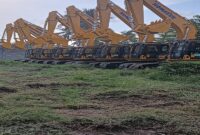 PT Agri Asia Abadi  tengah menyiapkan Alat berat untuk pembangunan Pabrik CPO dan Pengembangan Perkebunan Sawit di Kacamatan Ulubongka, Ampana Kota, dan Kecamatan Ratolindo. (ist) 