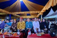 Wakil Bupati Tojo Una-Una Hj. Surya Lapasiri saat menghadiri Paskah Nasional V di Kabupaten Sigi, Minggu (26/4/2026) malam.