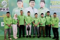 Ketua dan jajaran pengurus Dewan Pimpinan Cabang (DPC) Partai Kebangkitan Bangsa (PKB) Banggai Kepulauan menghadiri pengukuhan pengurus Dewan Pimpinan Wilayah (DPW) PKB Sulawesi Tengah, Selasa (31/3/2026).