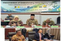 Wakil Bupati Tojo Una-Una, Hj.Surya Lapasiri saat menghadiri Penandatanganan Memorandum of Understanding (MoU) Pembangunan Pembangkit Listrik tenaga surya oleh Gubernur Sulteng Anwar Hafid dan Ace Energy Service di Redtop Hotel & Convention Center Jakarta,Selasa (7/4/2026).
