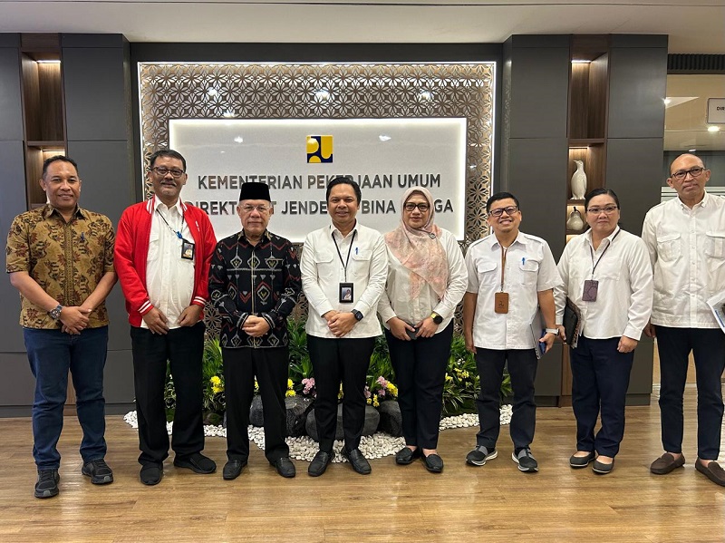 Bupati Banggai Kepulauan (Bangkep) Rusli Moidady, ST, MT, AIFO, melakukan audiensi di Kementerian Pekerjaan Umum (PU), Direktorat Jenderal Bina Marga, Kamis  (21/5/26). 