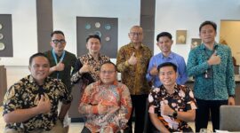 Sekretaris Daerah (Sekda) Bangkep, Muh. Aris Susanto, S.E., M.E., memimpin audiensi bersama Sentra Medika Hospital Group di Luwuk, Jumat (1/5/2026).