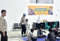 Polres  Tojo Una-Una menggelar lomba domino di Gedung serba guna  Pelabuhan Ampana, Sabtu (2/5/ 2026) malam.