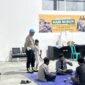 Polres  Tojo Una-Una menggelar lomba domino di Gedung serba guna  Pelabuhan Ampana, Sabtu (2/5/ 2026) malam.