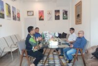 Pengurus DPP PJS diterima Ketua Dewan Kehormatan DPP PJS, Farid Aljawi di kantor Tursina Tour, Selasa (05/05/2026) di Jakarta.
