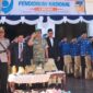Peringatan Hari Pendidikan Nasional (Hardiknas) 2026 di Kabupaten Banggai Kepulauan (Bangkep) di halaman Kantor Bupati, berlangsung khidmat, Sabtu (2/5/2026).