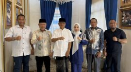 Bupati Banggai Kepulauan, Rusli Moidady, ST, MT, AIFO, melakukan kunjungan silaturahmi ke Menteri Desa dan Pembangunan Daerah Tertinggal (Mendes PDT) RI, Yandri Susanto, di Jakarta, Jumat (22/5/26). 